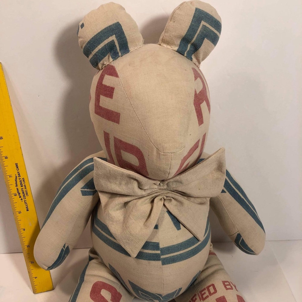 Primitive Handmade Stuffed Mouse 18”/20” Long EUC